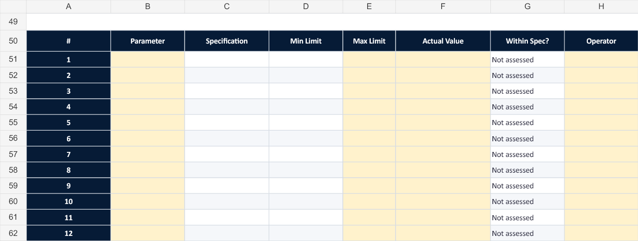 Manufacturing Build Book version 2.0 template preview
